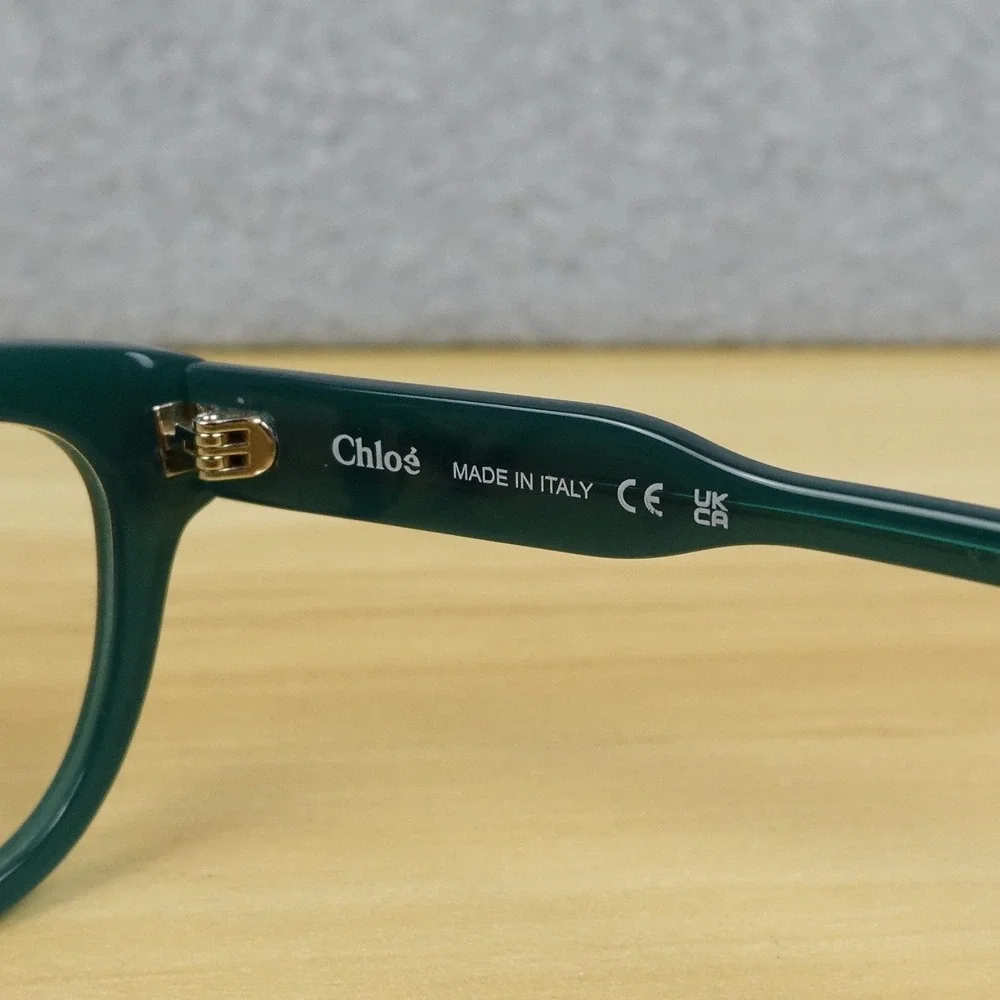 CHLOE CH0162O 004 EYEGLASSES FRAMES Green W/CASE 48-19-140 Made in Italy